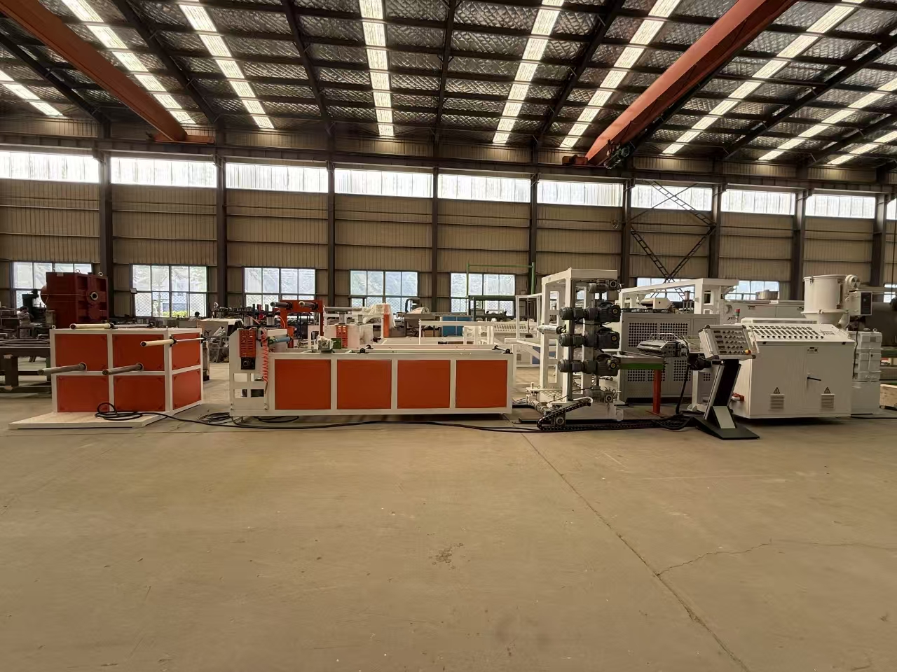 TPU/PE/PP/PS-300 Wide Sheet Extrusion Line packning och transport