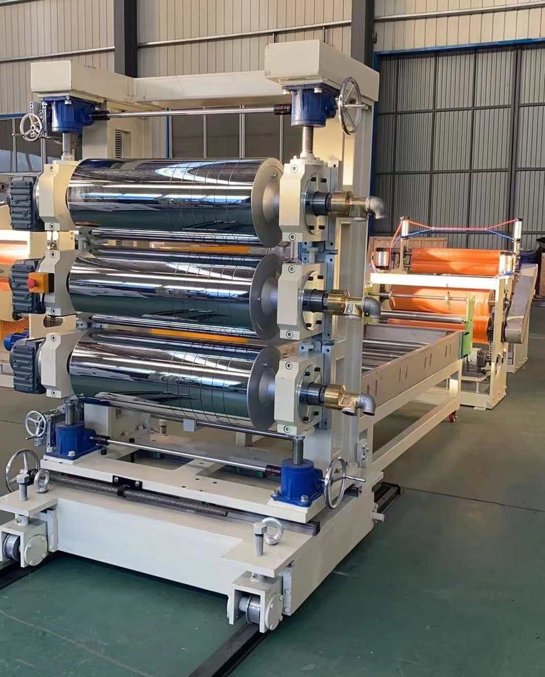 PVC transparent dörrgardin produktionslinje