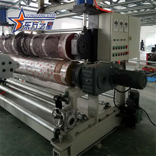 TPE bilmatta laminering produktionslinje