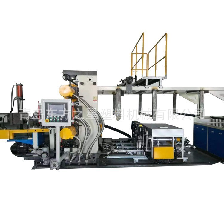 TPE enkelskruv non-woven komposit co-extrudering vattenstopp produktionsutrustning